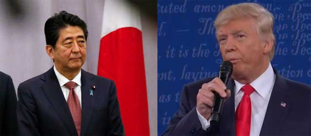 安倍首相とトランプ氏初会談